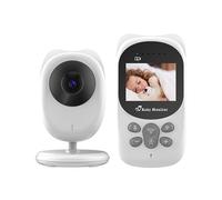 (Style B, Multicolor) 990 VOX Temperature Monitoring Lullabies Night Vision Long Range 2.4 Inch LCD Baby Monitor Wireless