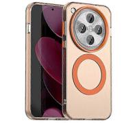 (Style B, Multicolor) For Oppo Find X8 Pro 5G Case with MagSafe Compatible Magnetic Ring PC+TPU+PET Anti-Drop Slim Clear Phone Cover