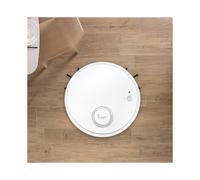 (Style B, White) OB12 3-In-1 Smart Sweeping Vacuum Cleaner Robot Rechargeable Floor Sweeper with UV Light