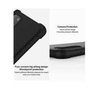 (Style C Xiaomi Redmi 13R 5G, Red) Imak Compatible with Xiaomi Redmi 13R 5G/13C 5G Matte Case ReinCompatible withced Corners Soft Tpu P