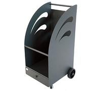 CARRELLO PORTALEGNA STYLE FERRO BATTUTO CRUCCOLINI CARRELLI PORTA LEGNA 45X42X80