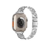 (Style D Apple Watch Series 9 4, Silver) For Apple Watch Series 9/8/7 41mm/6/5/4/SE (2023)/SE (2022)/SE 40mm/3/2/1 38mm Watch Strap Clover Wa