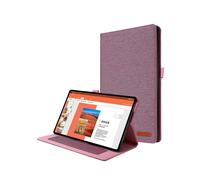 (Style D Lenovo Tab M10 Plus, Pink) For Lenovo Tab M10 Plus Leather Case Scratch Resistant Flip Tablet Cover with Stand Card Slots