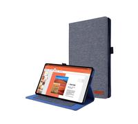 (Style E Lenovo Tab M10 Plus, Blue) For Lenovo Tab M10 Plus Leather Case Scratch Resistant Flip Tablet Cover with Stand Card Slots
