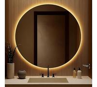 STYLE GLASS Specchio Bagno Led BALL 100cm, Specchio Rotondo da Parete con Luce Led 4000K Retroilluminato, Specchiera Bagno Made in Italy Bordo Filo Lucido Moderno (100 Ø)