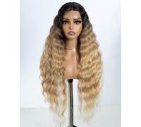 Style Icon Parrucche Anteriori In Pizzo Parrucche Sintetiche Ondulate Lunghe Da 30” Parrucche Per Capelli Da Bambino Con Parte Ce