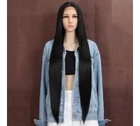 Style Icon Parrucche Parrucche Per Capelli Dritti Setosi Da 37"/93cm Super Lungo In Pizzo Per Parrucche Sintetiche Per Capelli Morbidi Da Donna