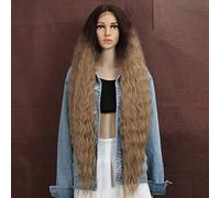 Style Icon Parrucche Per Capelli Anteriori Lunghe In Pizzo Ondulato Da 40”/100cm Per Parrucche Sintetiche Da Donna