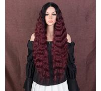 Style Icon, Parrucche sintetiche lunghe 76 cm, con pizzo da 3,8 x 10,2 cm, con scalpo in colore naturale, parrucca da donna in fibra resistente al calore