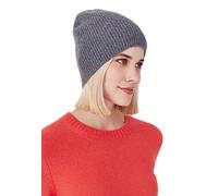 Style Republic - Berretto da Donna, 100% Cashmere, Morbido e Elasticizzato, Caldo per l'inverno, Grigio, 48