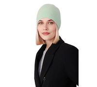 Style Republic - Berretto da Donna, 100% Cashmere, Morbido e Elasticizzato, Caldo per l'inverno, Verde Pastello, 48