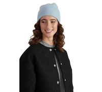 Style Republic Berretto da donna a costine, 100% cashmere, morbido ed elastico, con bordo a costine, caldo cappello invernale, Blu Pastello Melange, Taglia unica