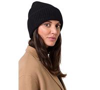 Style & Republic - Berretto da donna in 100% cashmere, elegante, circonferenza 56 cm, Nero , 2 mesi