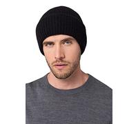 Style & Republic - Berretto da uomo in 100% cashmere, elegante, circonferenza 56 cm, Nero , 56