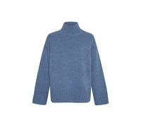 Style & Republic Maglione da donna oversize in 90% lana merino, 10% cashmere, morbido maglione boxy | caldo ed elegante per autunno e inverno, blu Melange, S