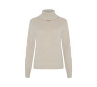 Style & Republic Maglione da donna in 100% cashmere, vestibilità regolare, elegante maglione in cashmere premium per autunno e inverno, sabbia, L