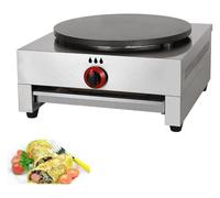 Style1 macchina Crepe professionale per Crepe, Crepe, Gas, Crepe professionali, diametro 40 cm, con piastra non aderente, per Tortilla Omelettes, [classe energetica A]