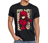 style3 Asuka Evangelion T-Shirt da Uomo Shinji tokyo3 Neon Genesis, Dimensione: