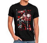 style3 Bloodbourne Man T-Shirt da Uomo denji Man Anime Manga Cosplay Chainsaw Devil, Dimensione: