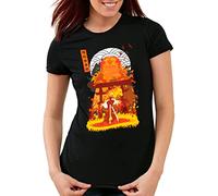 style3 Eternal Rengoku T-Shirt da Donna Demon Anime Japan Manga, Dimensione:L