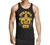 style3 Eternia Fitness Tank Top Uomo Canotta Canottiera Crossfit Centro He Universe Man, Dimensione:XL