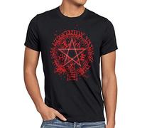 style3 Hellsing Pentagrama T-Shirt da Uomo Vampiro Anime Giappone, Dimensione:S