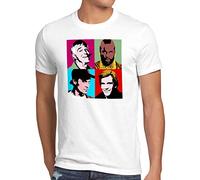 style3 La Squadra T-Shirt da Uomo Minivan a Hannibal Murdock, Dimensione:, Colore:Bianco