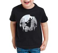 style3 Londra Luna Piena T-Shirt per Bambini e Ragazzi Mary Poppins, Dimensione:140