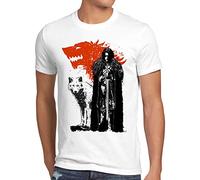 style3 Lupo Gigante T-Shirt da Uomo Snow Grande Inverno Jon, Dimensione: