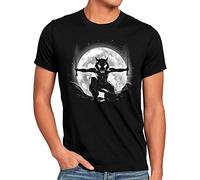 style3 Moonlight Boar T-Shirt da Uomo Demon Anime Japan Manga, Dimensione:L