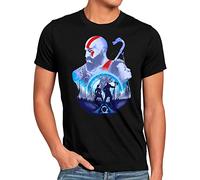 style3 Prepare for Ragnarok T-Shirt da Uomo Action Adventure Kratos Sparta, Dimensione: