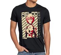 style3 REI Evangelion T-Shirt da Uomo Shinji tokyo3 Neon Genesis, Dimensione: