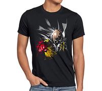 style3 Saitama Punch T-Shirt da Uomo One Anime Manga, Dimensione:3XL