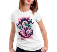 style3 Shinobu Butterfly T-Shirt da Donna Anime Japan Manga, Dimensione:
