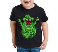 style3 Slimer T-Shirt per Bambini e Ragazzi fantôme SOS, Dimensione: