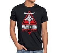 style3 Third Impact T-Shirt da Uomo Evangelion Anime Robot Kaiju, Dimensione:M
