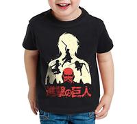 style3 Titan FightT-shirtper Bambini e Ragazzi legione esplorativa Aotgiganti Attack, Dimensione:140
