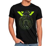 style3 Xeno Progress T-Shirt da Uomo Xenomorph Alien Ripley Movie, Dimensione: