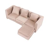 Stylebest 1:12 Scala Miniature Doll House Mini Realistic Mini Bambola Mobili di Divani con Cuscini per Decorazioni per la Casa