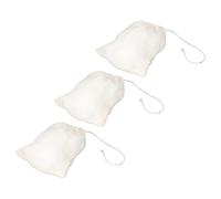 Stylebest 100 Sacchetti di Cotone Riutilizzabili con Coulisse per Bustine Filtro da tè, Ecologici, Morbidi e Durevoli, 8 Cm X 10 Cm.