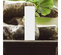 Stylebest 100 Targhette con Nome in Plastica Impermeabile per Piante di Fiori, per Giardino e Agricoltura, Segnalibri Durevoli, Facili da Scrivere con Matita o Pennarello, Materiale in PVC (Bianca)