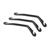 Stylebest 3 leve robuste per pneumatici da bicicletta con punta smussata e design antiscivolo per una facile riparazione degli pneumatici, in acciaio al carbonio, adatte a tutti i tipi di forcella