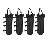 Stylebest 4 Pezzi Sacchi per Pesi per Tenda da Esterno Accessori per Sacchi di Sabbia Resistente Tessuto Oxford 600D Tenda Parasole Nera da 50 Cm