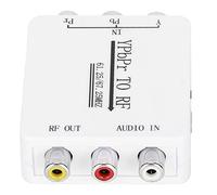 Stylebest Adattatore Segnale Mini Convertitore RF YPbPr per Trasmissione a Lunga Distanza con Cavo di Alimentazione USB Adatto per Home Theater