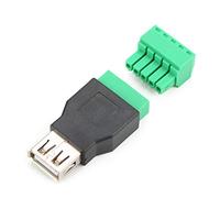 Stylebest Adattatore USB Femmina 2 Pezzi Quicklink Senza Saldatura per Professionisti e Appassionati di Elettronica, Rame Resistente e Materiale Plastico