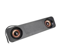 Stylebest Altoparlante Cablato Stereo HiFi con Surround a 360° per Scrivania del Computer Design Raffinato Portatile Alimentato Tramite USB 10,4x2,6x2,4 Pollici