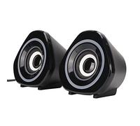 Stylebest Altoparlanti per Computer Alimentati Tramite USB Altoparlanti da Desktop Cablati Piccoli e Compatti per Riunioni e Giochi Online (Lanterna nera versione standard)