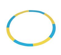 Stylebest Anelli Bersaglio per Pratica di Golf Elegante Silicone Ultra Sottile da 5,2 Cm per Allenamenti di Golf di Tutti i Livelli (Cerchio Medio Giallo Blu 90cm)