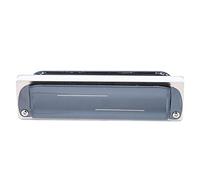Stylebest Armonica a 10 Fori della KS-10BH per Principianti con Copertura in Acciaio Inossidabile e Molle in Bronzo Fosforoso in Chiave Lab, Design Compatto e Durevole (Bianca)