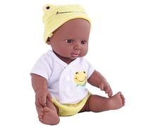 Stylebest Bambola da 30 Cm, Giocattolo Realistico in Vinile per Bambini con Testa e Braccia Girevoli, per Bambini e Bambine Dai 18 Mesi in su, Giocattolo per la Prima Educazione (Gialla #95)